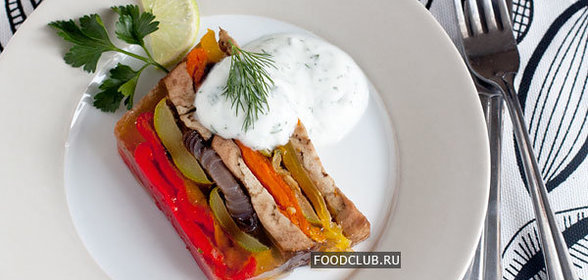 Террин из запечённых овощей