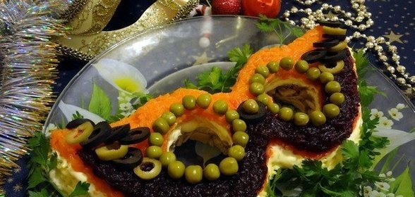 Салат Новогодняя маска