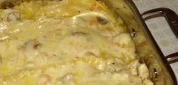 Лазанья из палтуса