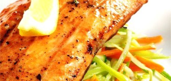 Лосось в кленовом сиропе и имбире