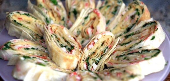 Шаурма в лаваше с курицей