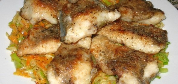 Щучка с овощами