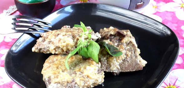 Печеночные отбивные