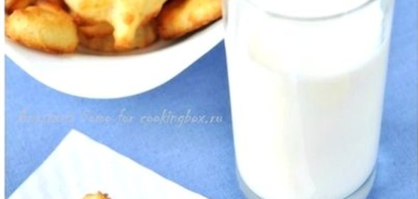 Детское творожное печенье с ванилью