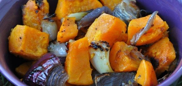 Батат, запеченный в духовке