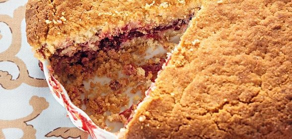 Клюквенный пирог