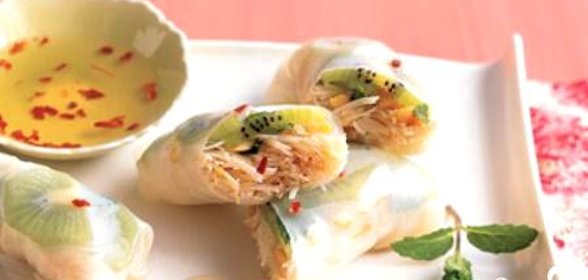 Роллы с киви