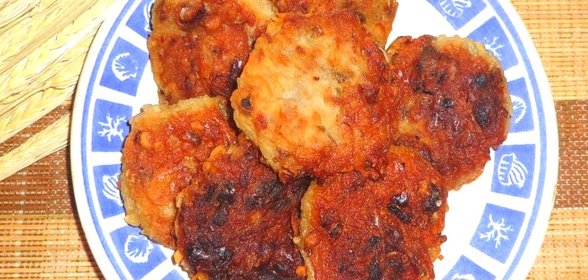 Картофельные котлеты с грецким орехом