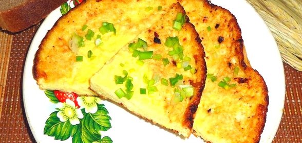 Яично-манный омлет