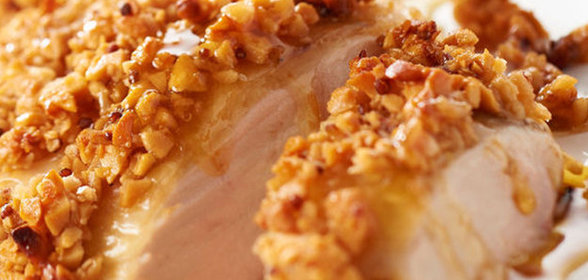 Куриное филе с медом и арахисом