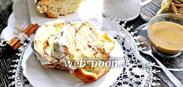 Пирог «Гармошка» с корицей
