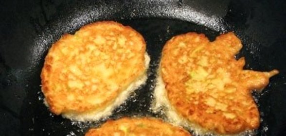 Блинчики из кабачков и манки