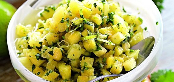 Салат с королевскими креветками