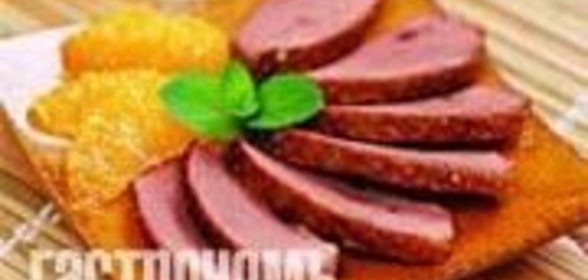 Холодная закуска из гуся