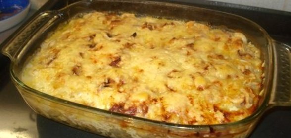 Пельмени, запеченные с сыром