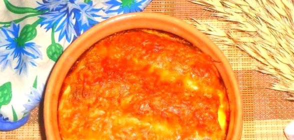 Блины запеченные с печенью