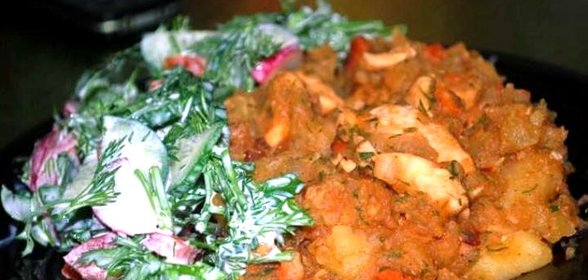 Жаркое из индейки в мультиварке