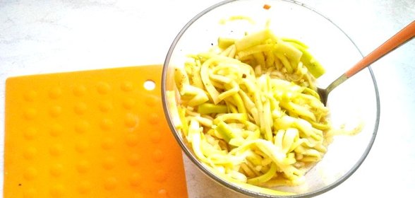 Маринованные кабачки-спагетти
