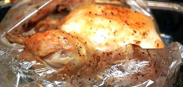 Окорочка и голень в рукаве для запекания в духовке