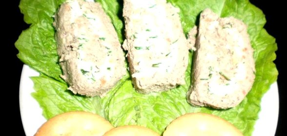 Паштет из печени с начинкой