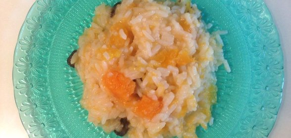 Плов сладкий с тыквой