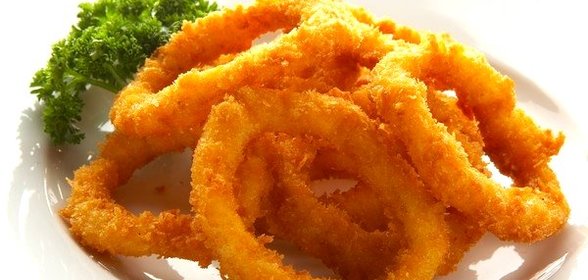 Кальмары в панировочных сухарях