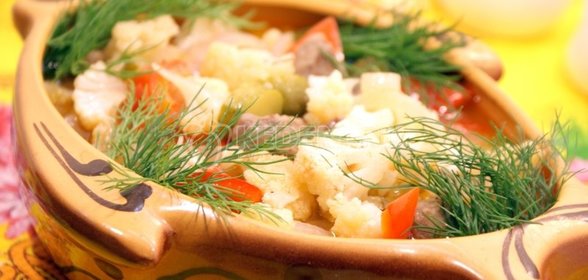 Гренки с брынзой и яйцом