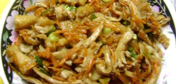 Вешенки с морковью