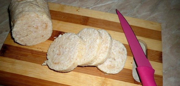 Домашняя куриная колбаса