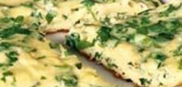 Омлет с сыром и зеленью