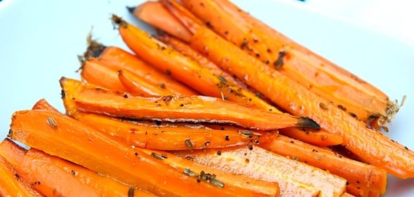 Запеченная морковь