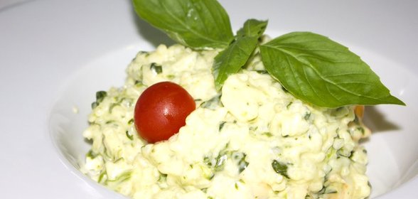 Ризотто «Гамбери» с креветками и шпинатом