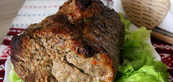 Свиная шея, запеченная в пакете
