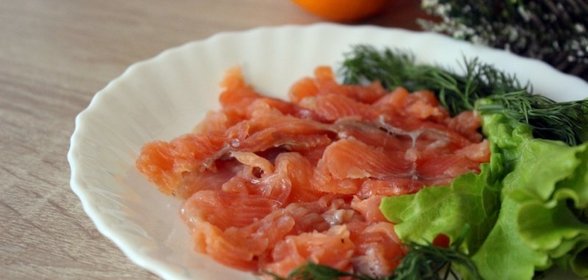 Слабосоленая форель