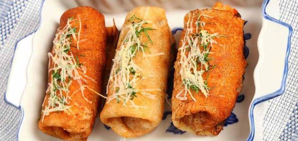 Блинчики с овощами