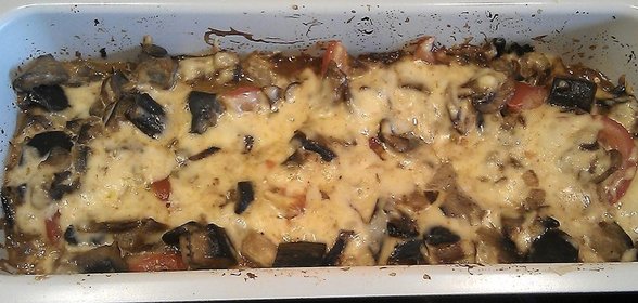 Баклажаны с грибами