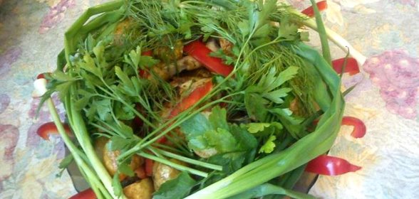 Салат Гнездо