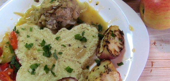 Курица с коньяком