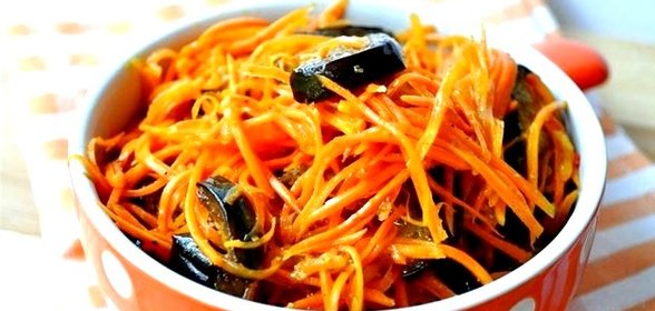 Баклажаны жареные с луком и морковью