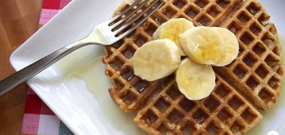 Вафли с коричневым маслом