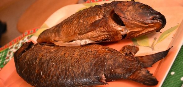 Копченый карп
