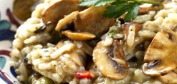 Грибной плов с каштанами и шалфеем