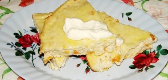 Творожная запеканка с тыквой и творогом