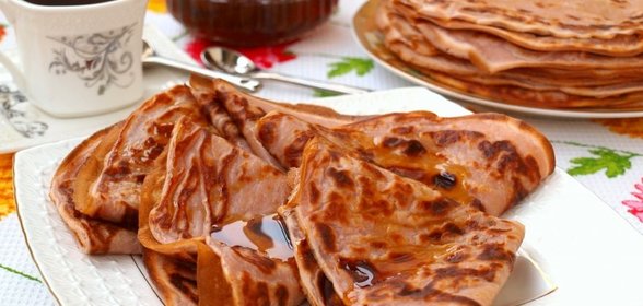 Заварные блинчики на йогурте