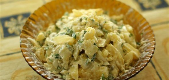 Салат с патиссонами