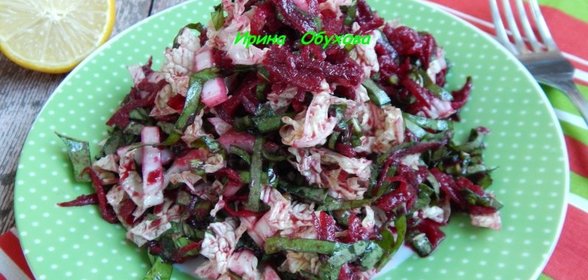 Салат со щавелем