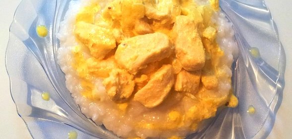 Курица карри с рисом