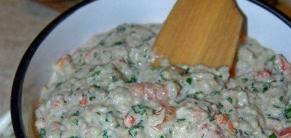 Баклажанная икра с тахиной