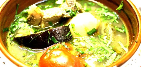 Чанахи с бараньей корейкой
