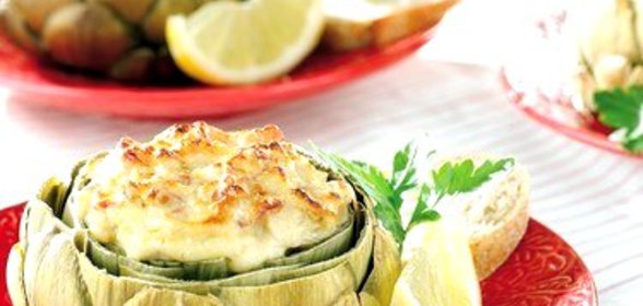 Артишоки с ветчиной под корочкой